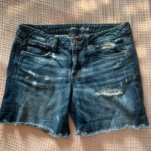 American Eagle Distressed Jean Shorts
